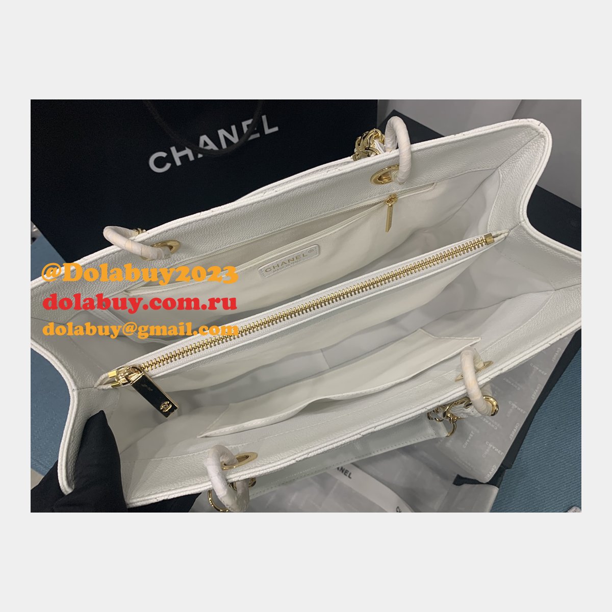 Best classic  CC 50995 shopping bag CAVIAR leather