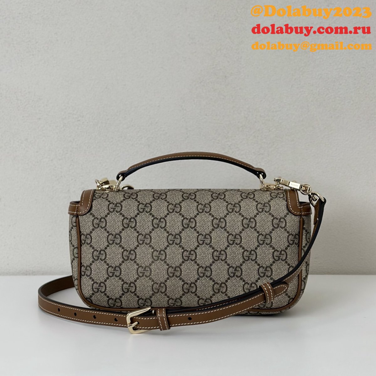 designer G*u*i horsebit 1955 soft small top handle shoulder 815206 bag