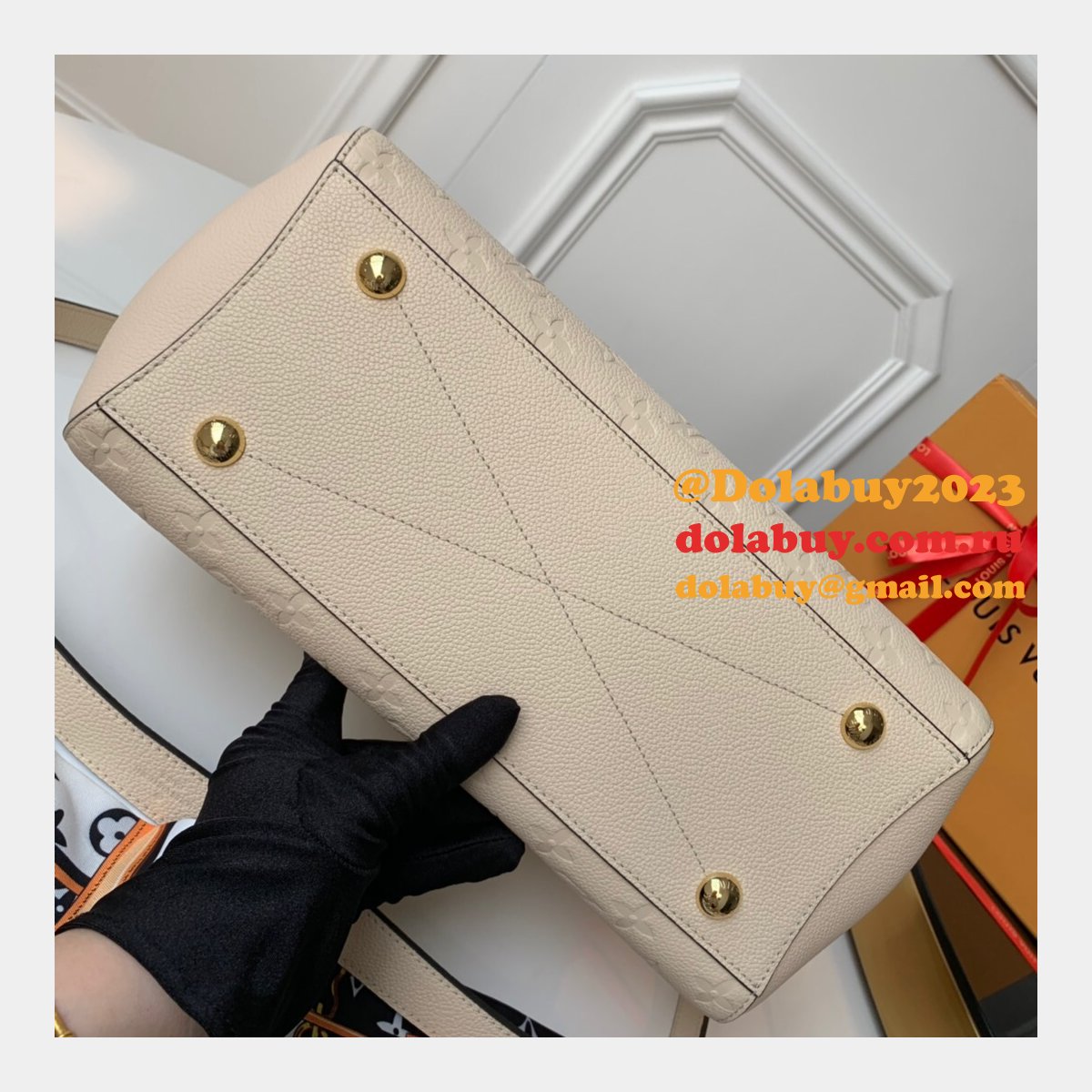 Louis Vuitton Top Quality M41048/M42746/M44931 Montaigne MM Monogram Empreinte Leather