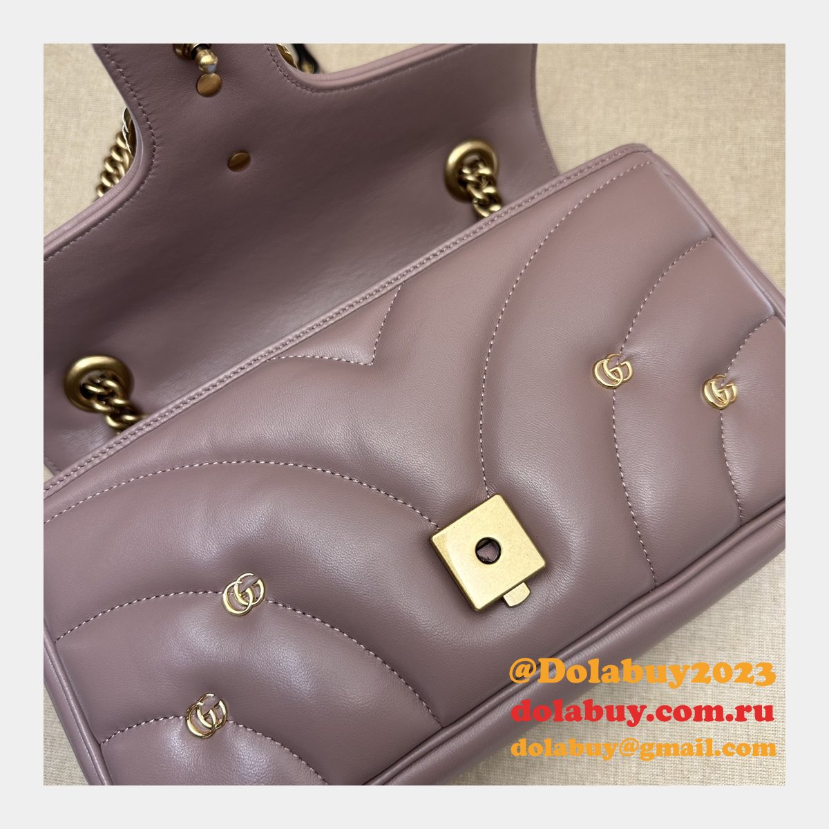 matelassé copy 443497 G*u*i gg marmont small replicas bag