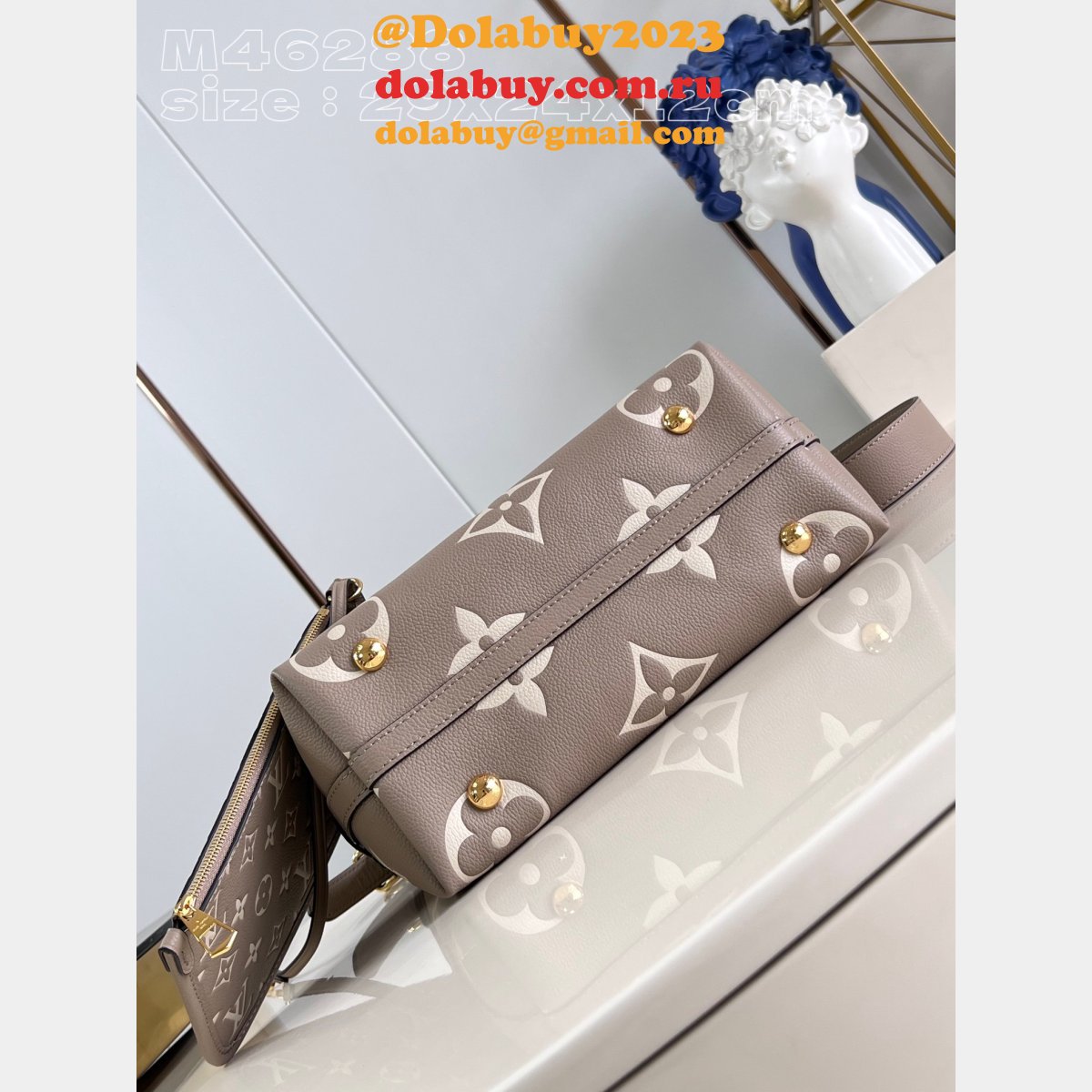 Inspired CarryAll PM Monogram Empreinte M47180 Louis Vuitton Bag
