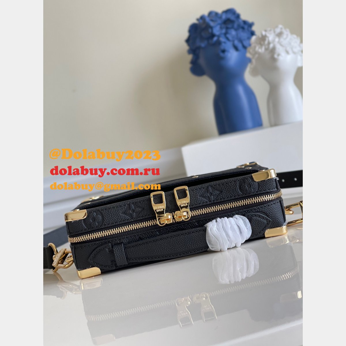 Perfect Quality Louis Vuitton Replica M57971 LVxNBA Handle Trunk Black