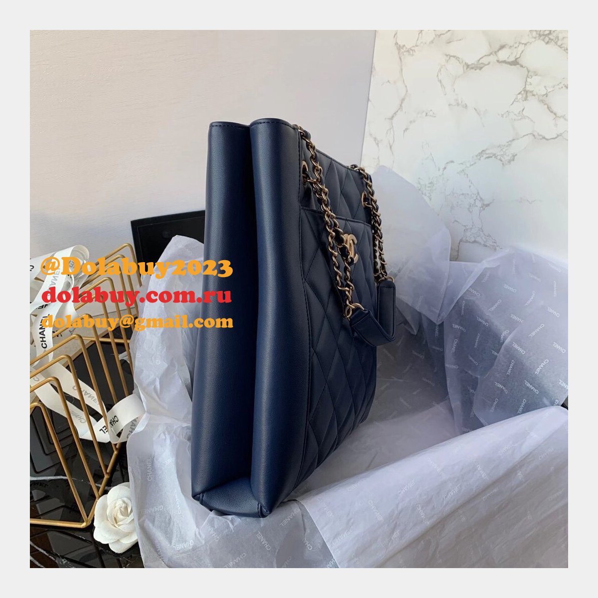 CC Replica High Quality Cruise 2021 Seasonal Blue Bag