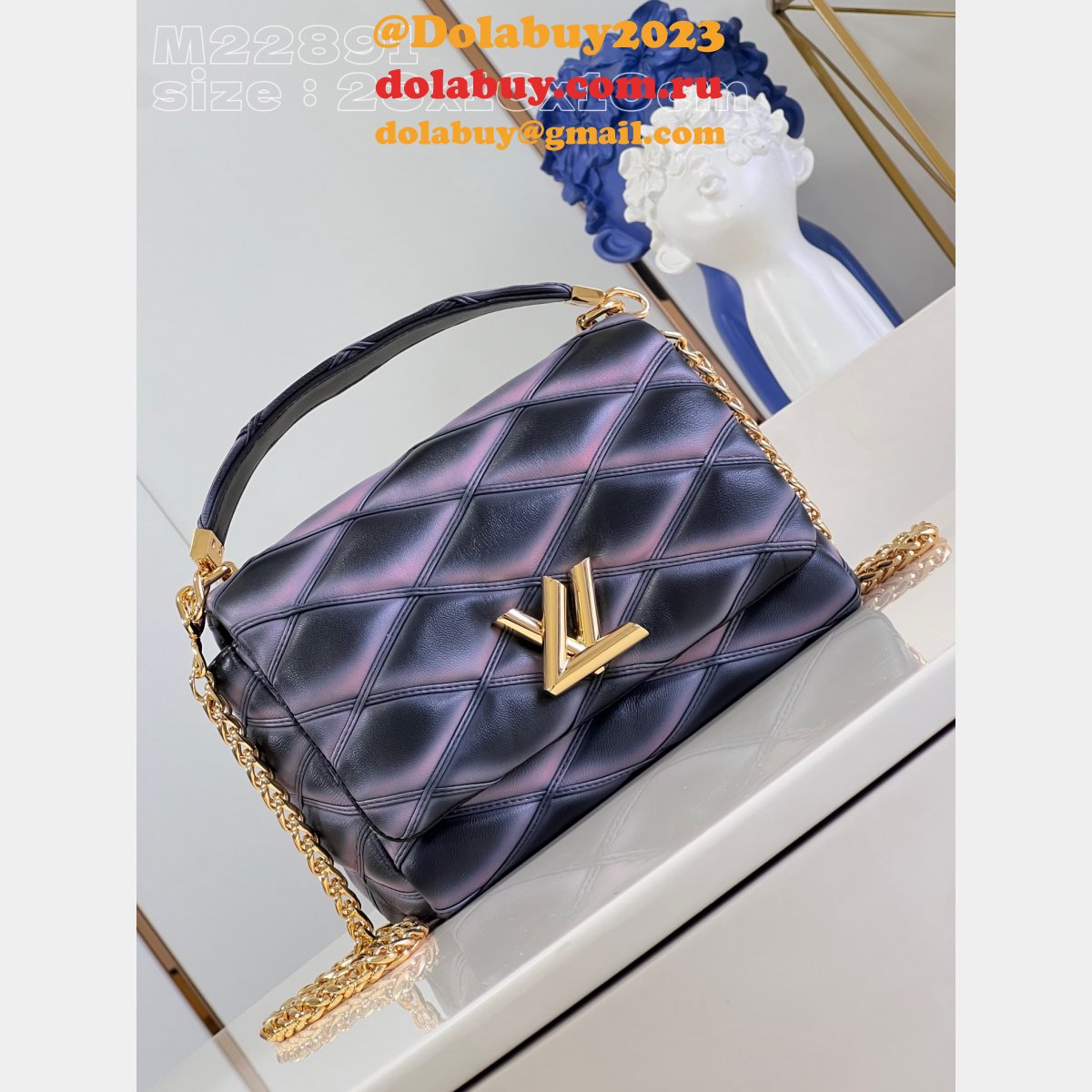 GO-14 MM Malletage Designer Louis Vuitton Replica M22891 Bags