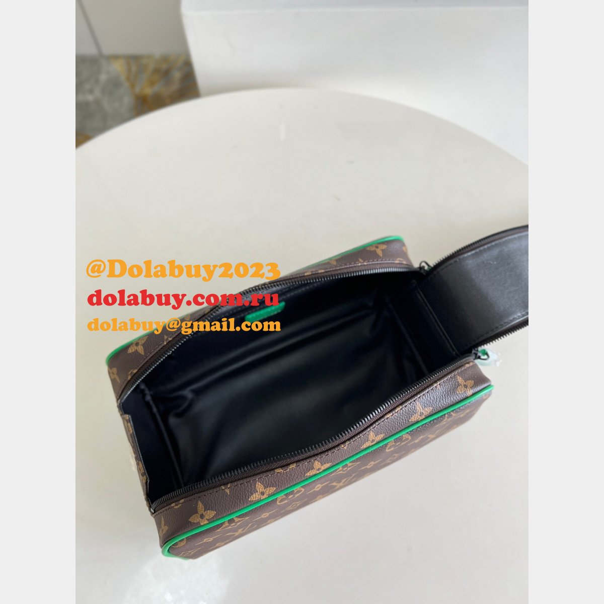 Perfect Louis Vuitton Replica Dopp Kit Toilet Pouch Travel M46253 Bag
