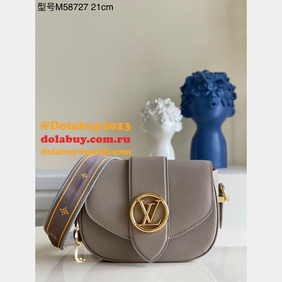 LV Replica Designer Louis Vuitton Pont 9 Soft MM High End Leathers M58967/M58727