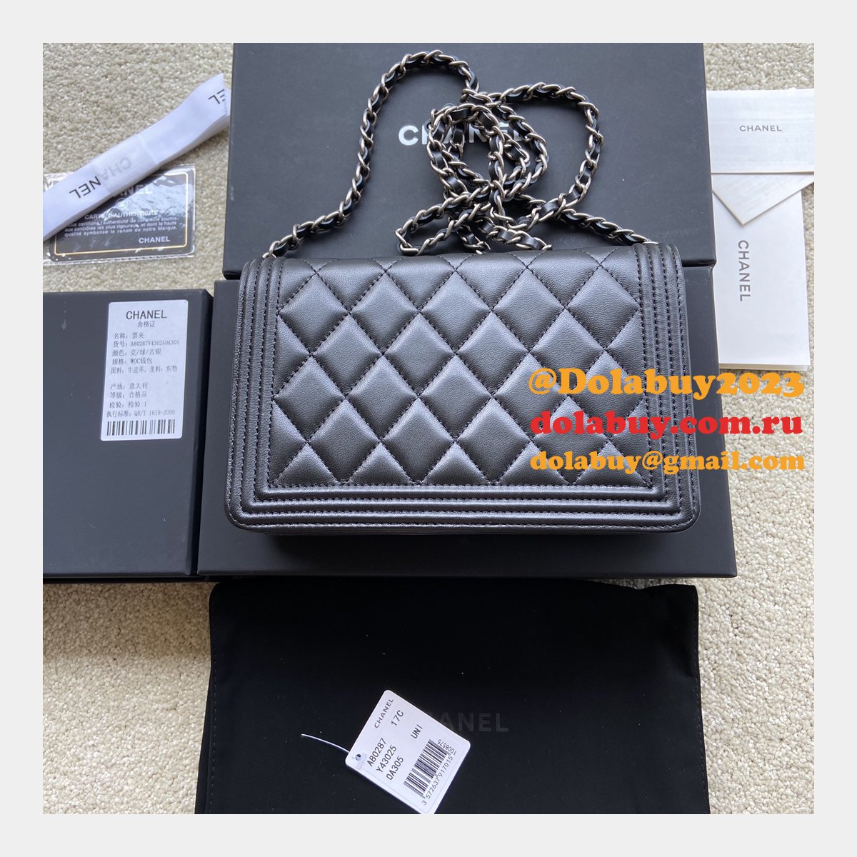 Designer CC WOC High Quality HANDBAG A80287
