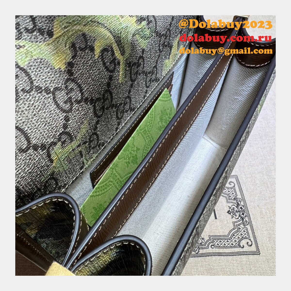 the highest quality fake G*u*i 671620 shoulder bag with interlocking g