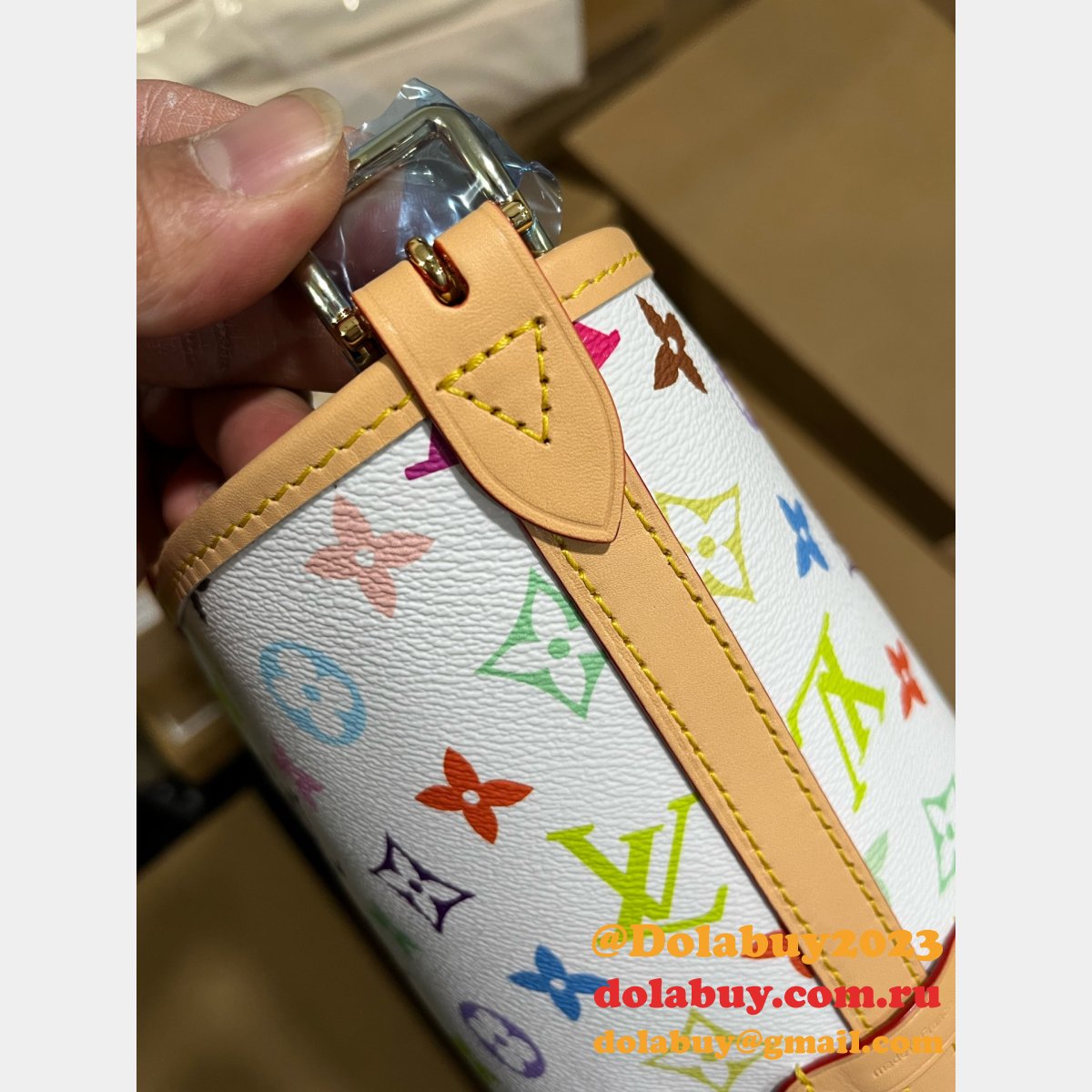 LV x TM CarryAll M13661 Louis Vuitton Knockoff Designer Bags