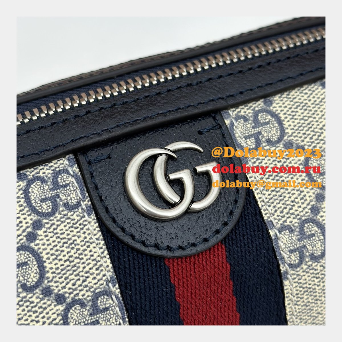 G*u*i designer ebony supreme 795208 ophidia mini shoulder fake bag