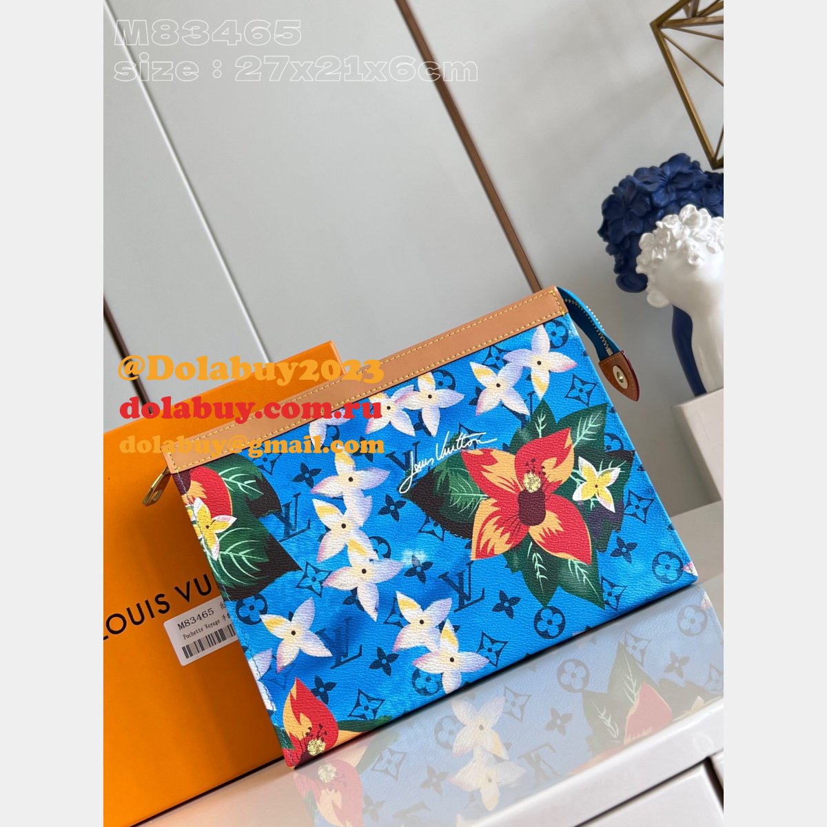 Quality Pochette Voyage 1:1 Mirror Inspired Men Louis Vuitton