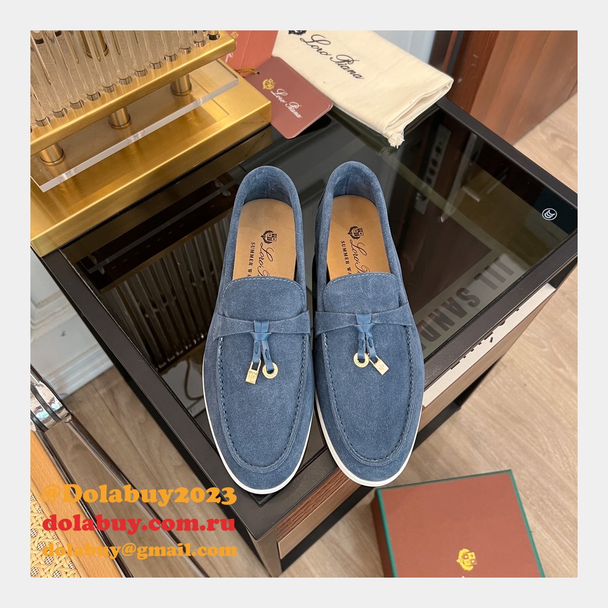 First Copy Loro Piana Replica 2023 Retro Casual Shoes