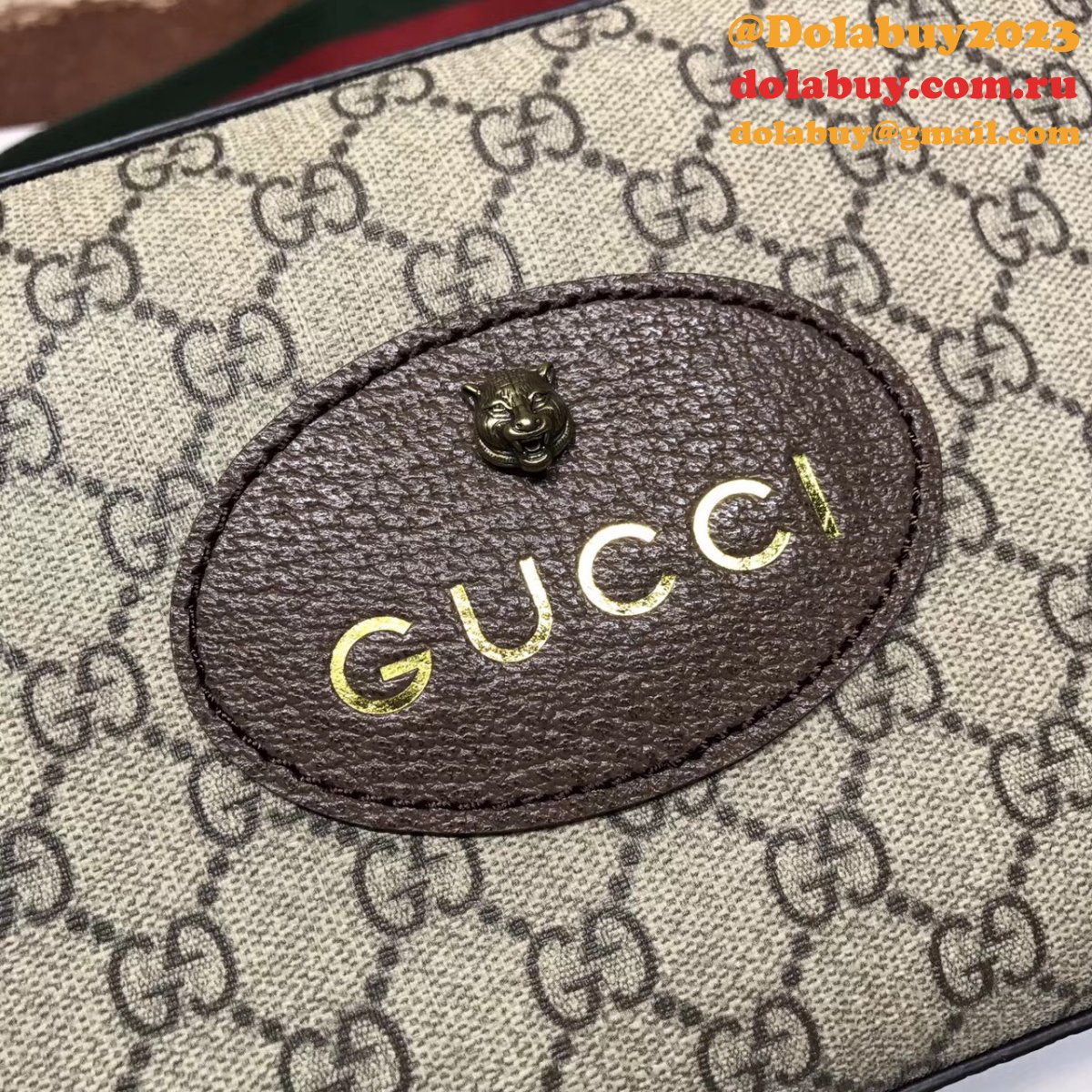 top quality G*u*i replica neo vintage gg supreme messenger 476466 bag