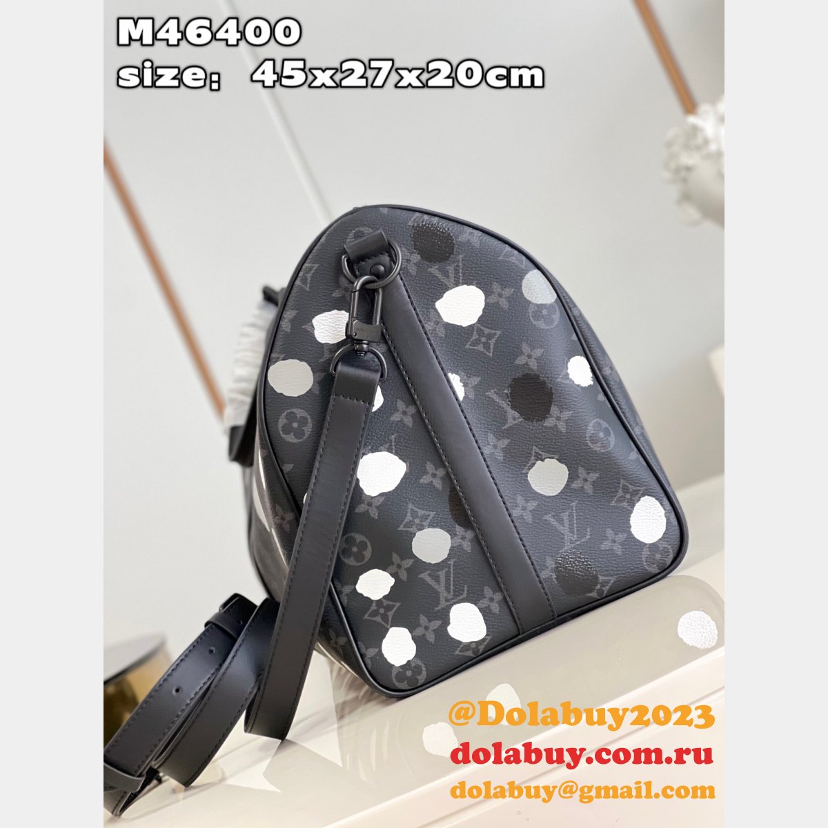 New Louis Vuitton Keep all Monogram Eclipse M46400
