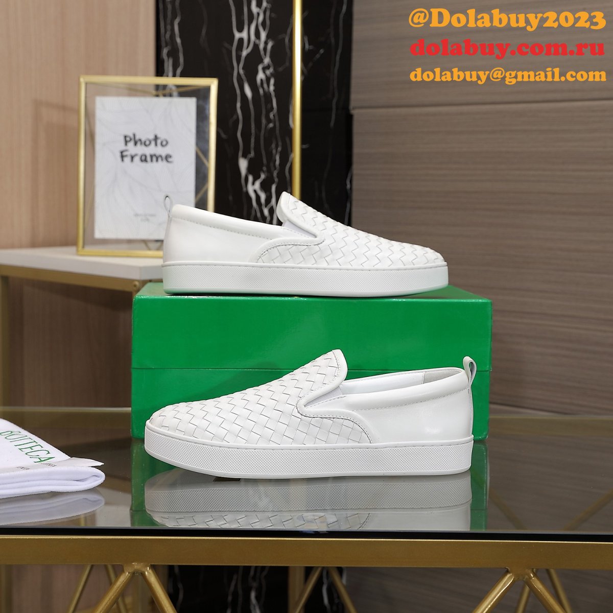 b0tte*a Ven*ta knockoff flats intrecciato nappa slip on sneakers shoes