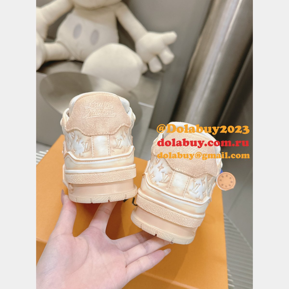 Top Quality Cheap LV Trainer Maxi Line WOMEN/MEN SHOES