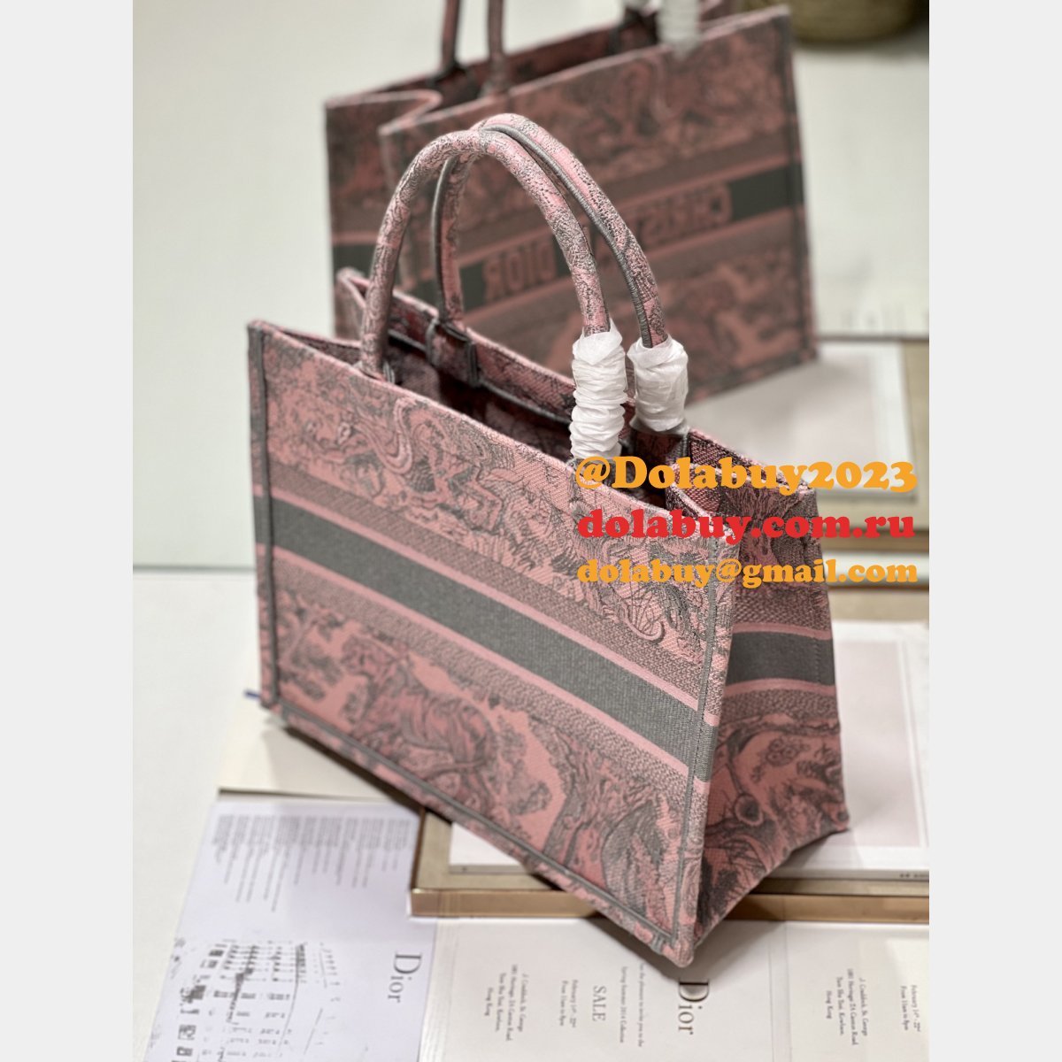 Luxury DIOR BOOK TOTE CHEAP REPLICA BAG Designer