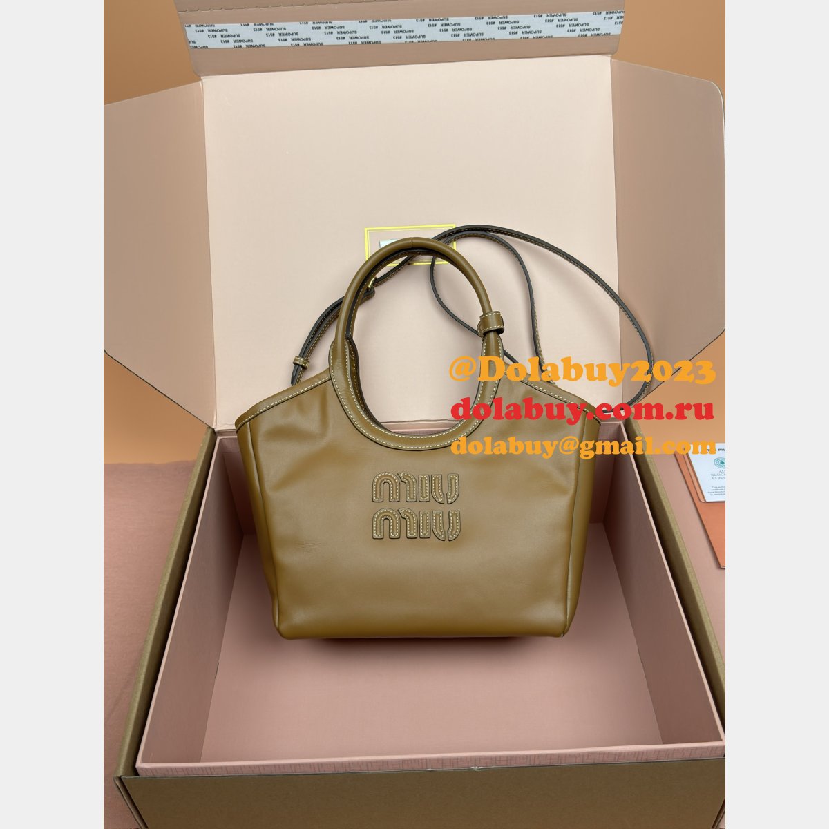 7 Star MIU MIU 5BG288 IVY Leather Small Bag