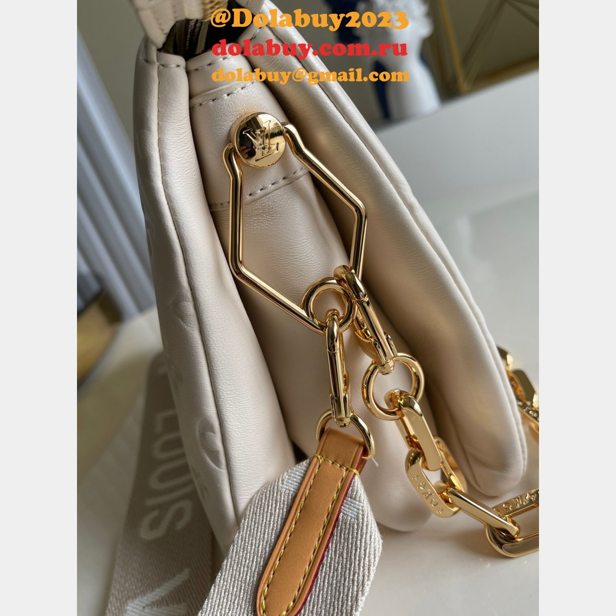 Louis Vuittons Coussin PM Other Leathers M57790 Black or Cream