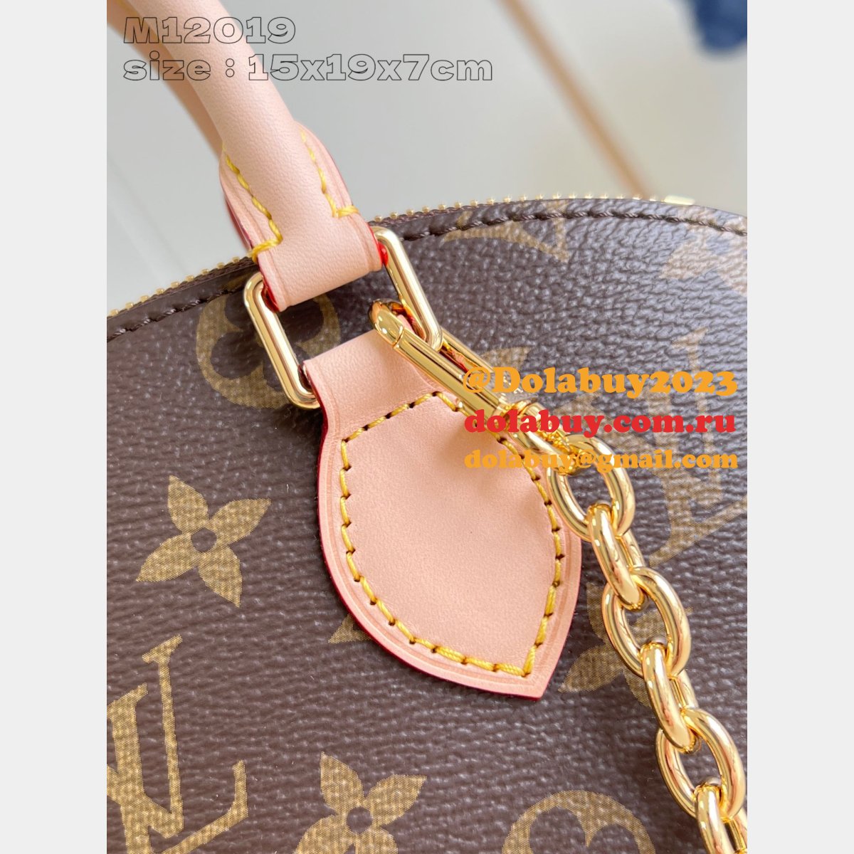 Louis Vuitton Knockoff Lockit BB Monogram 1:1 Mirror M12019 Handbag