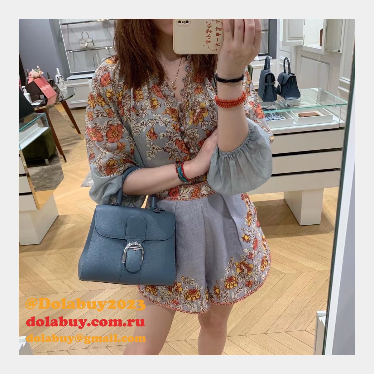 Designer Delvaux Rodéo Brillant 99125066 Calf Knockoff Handbags