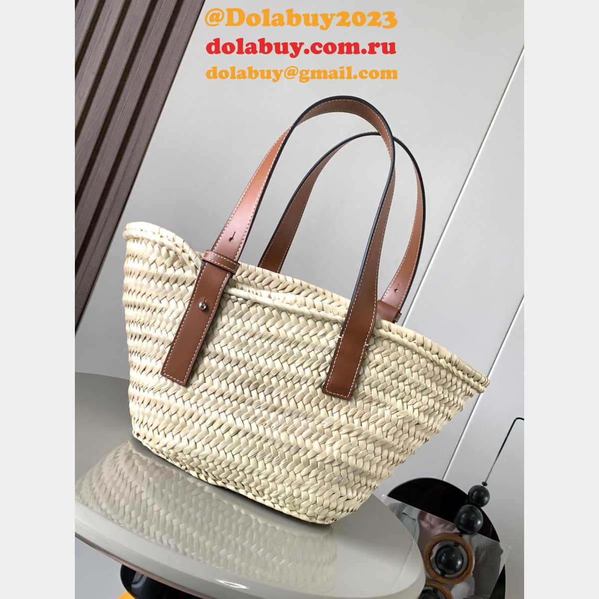 Designer loewe Basket beach handbag hot