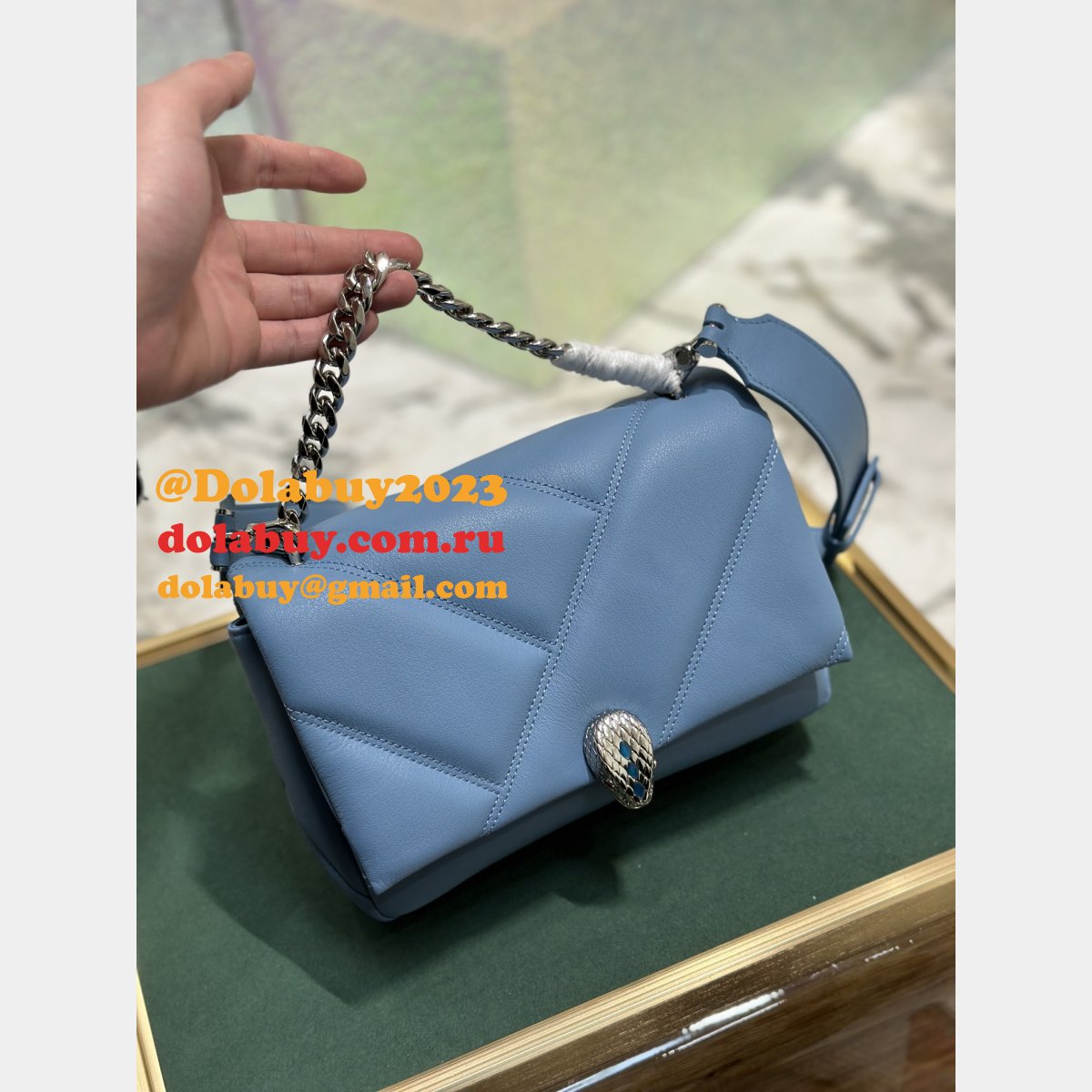 serpenti cabochon bvlgari 291085/291088/291223 b0tte*a Ven*ta fake bag