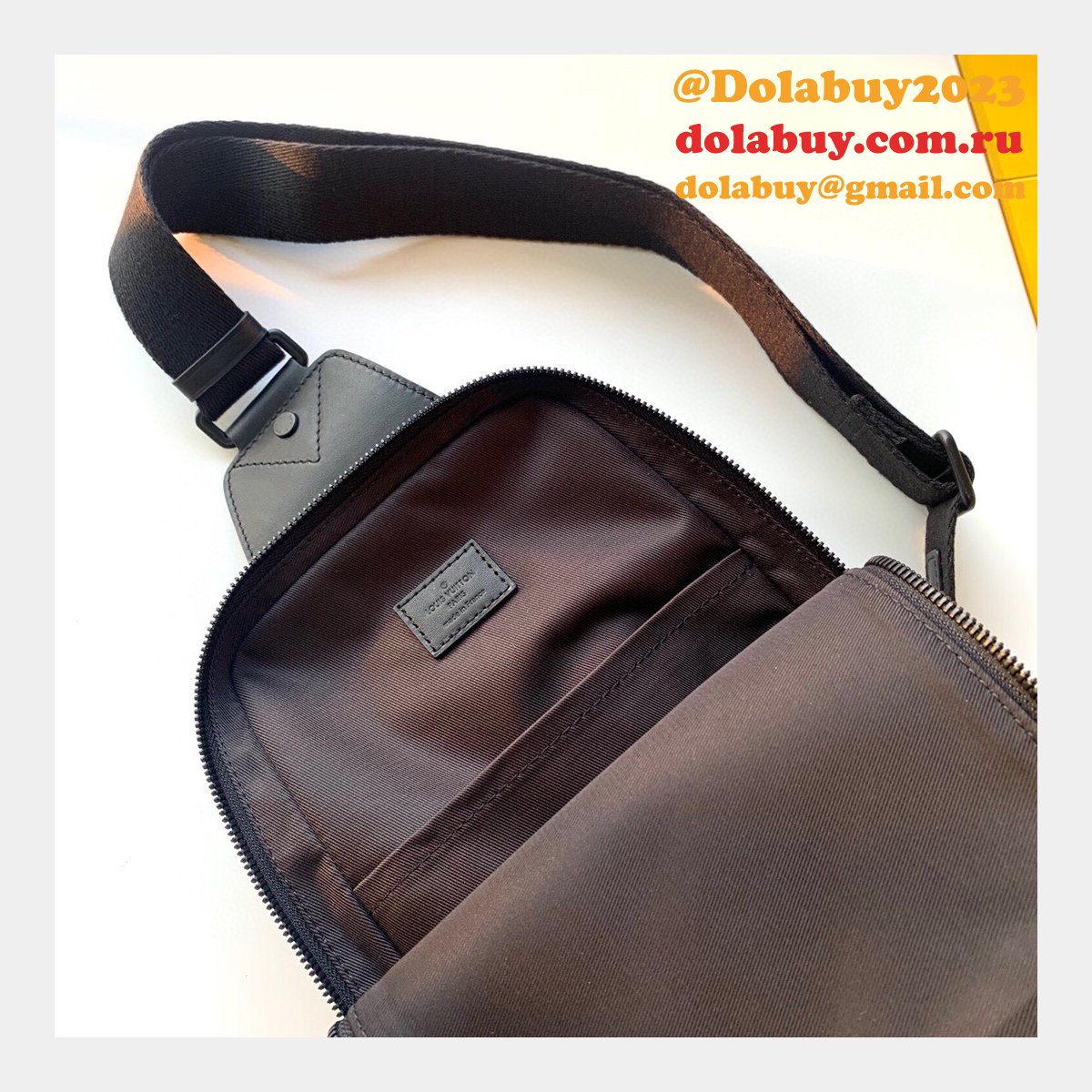 Louis Vuitton Replicas Avenue Sling Bag Canvas N41719