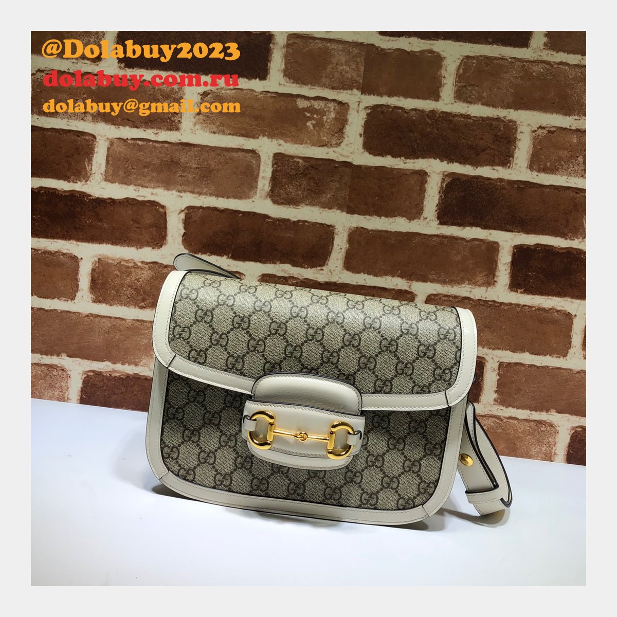 top quality G*u*i horsebit 1955 small shoulder 602204 bag