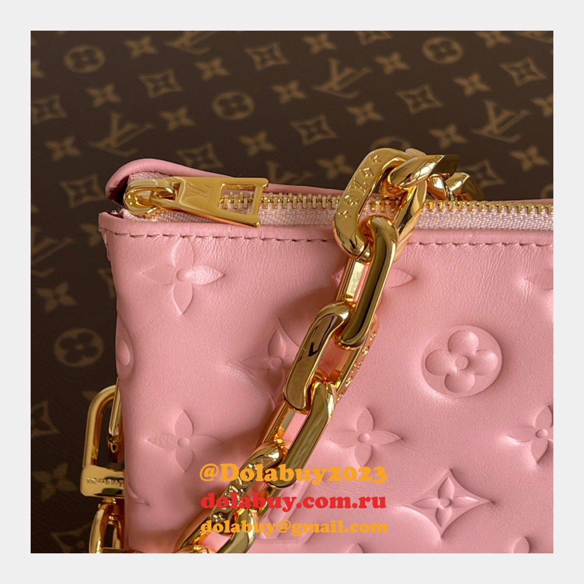 Replica Wholesale Louis Vuittons Coussin PM H27 M59276 Pinks Bags