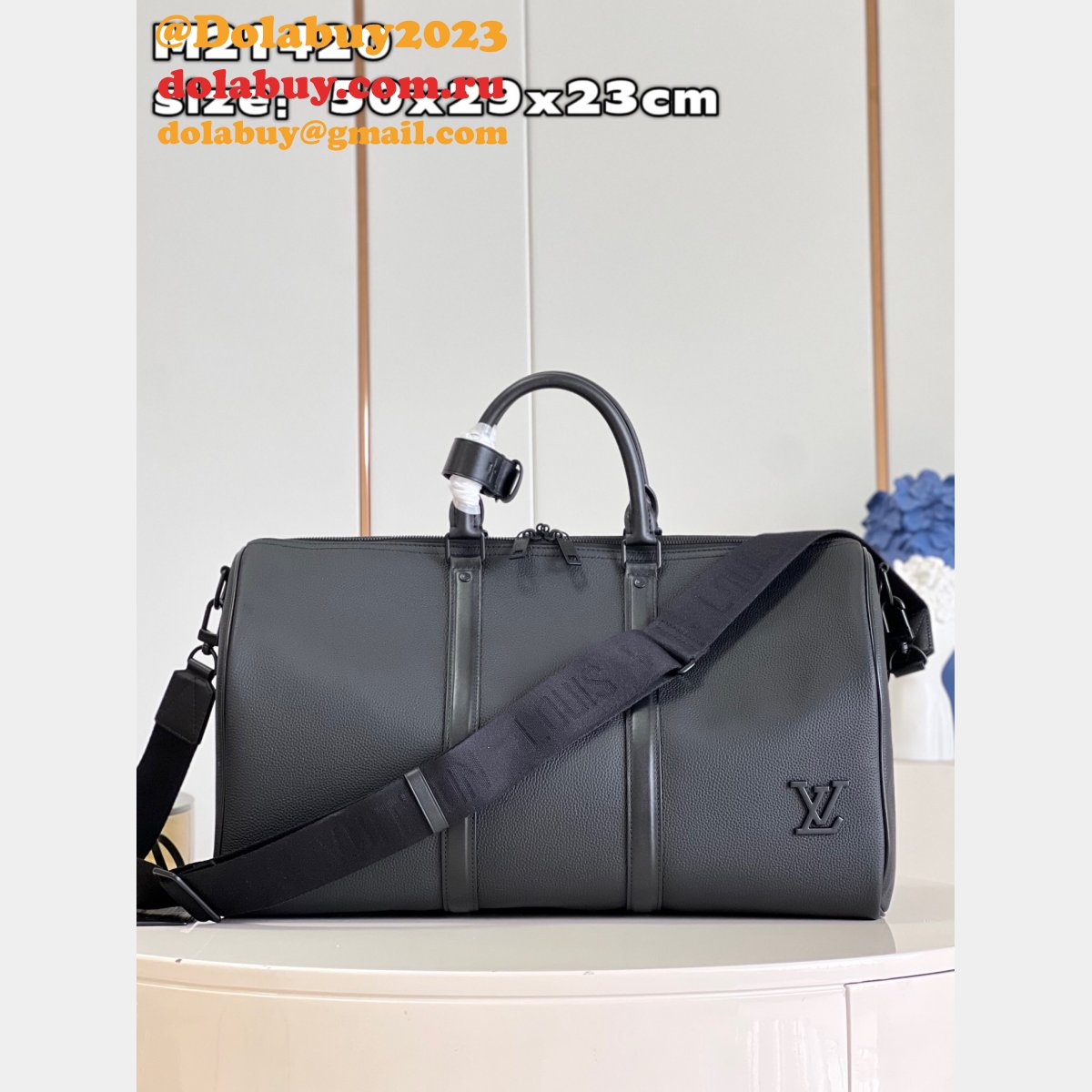 Keepall Replica Louis Vuitton M21420/M57088 Bandouliere 42/50 Travel Bag