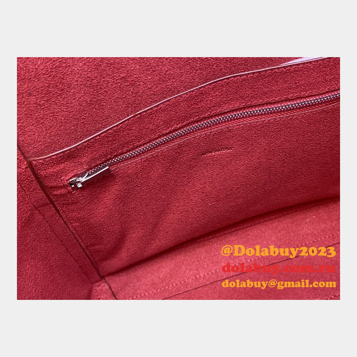 Discount Celine Sangle Seau Bucket Bag Red Calfskin