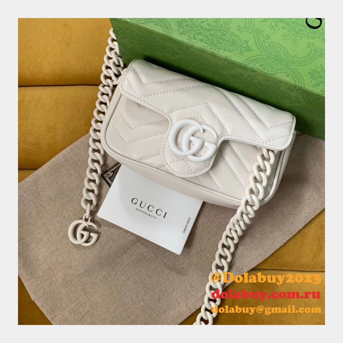 knockoff G*u*i gg marmont matelassé leather super 699757 bag