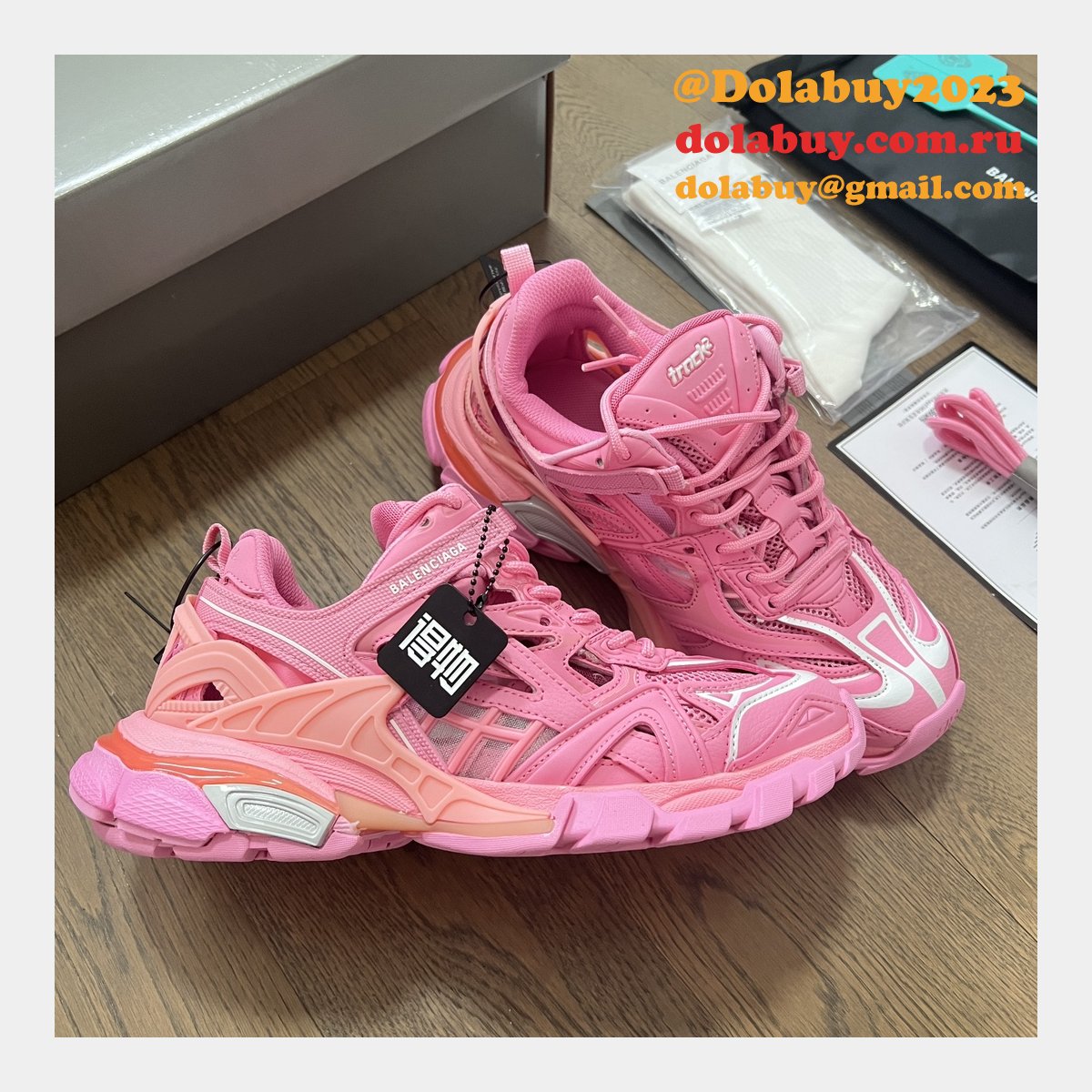 Replica Buy Balenciaga Track Trainer 4.0 Sneakers 1:1 Mirror Shoes