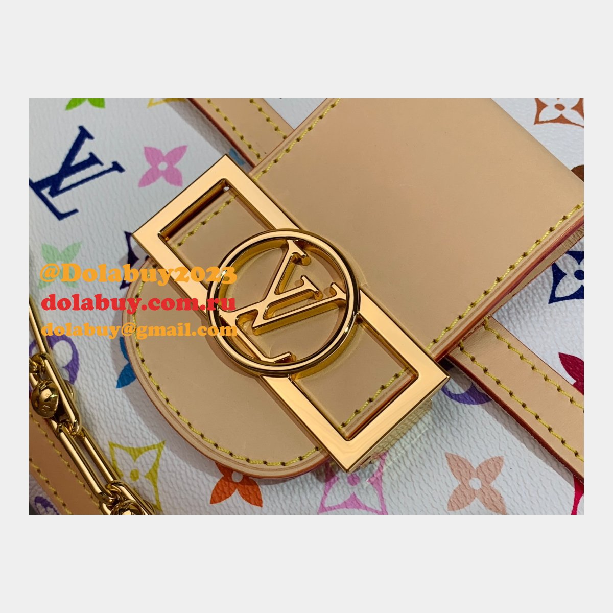 Louis Vuitton M13255 LV x TM Dauphine Soft GM Other Monogram Canvas Bag