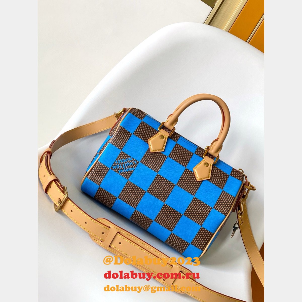 Louis Vuitton Speedy Bandouliere Damier Pop 25CM