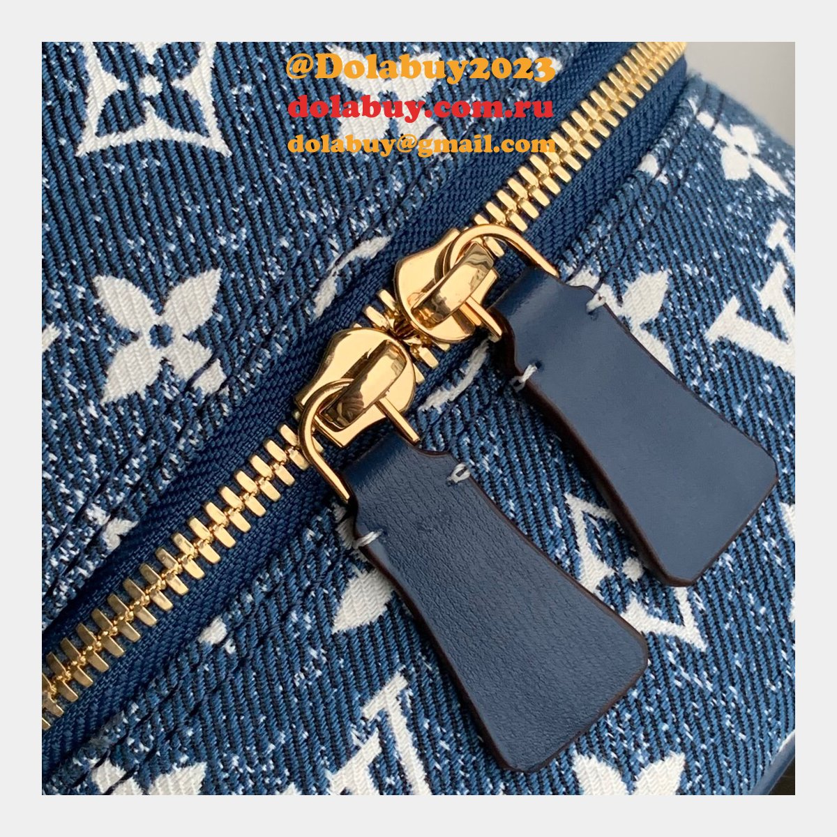 Copy AAA+ Louis Vuitton Replicas Square Bag M59611 Blue