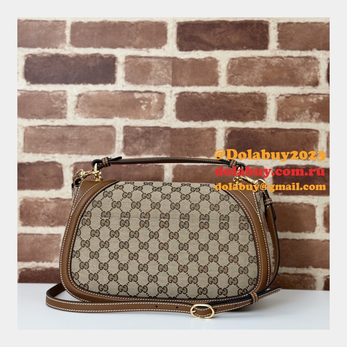 G*u*i blondie shoulder top handle 1:1 mirror 815716 bag
