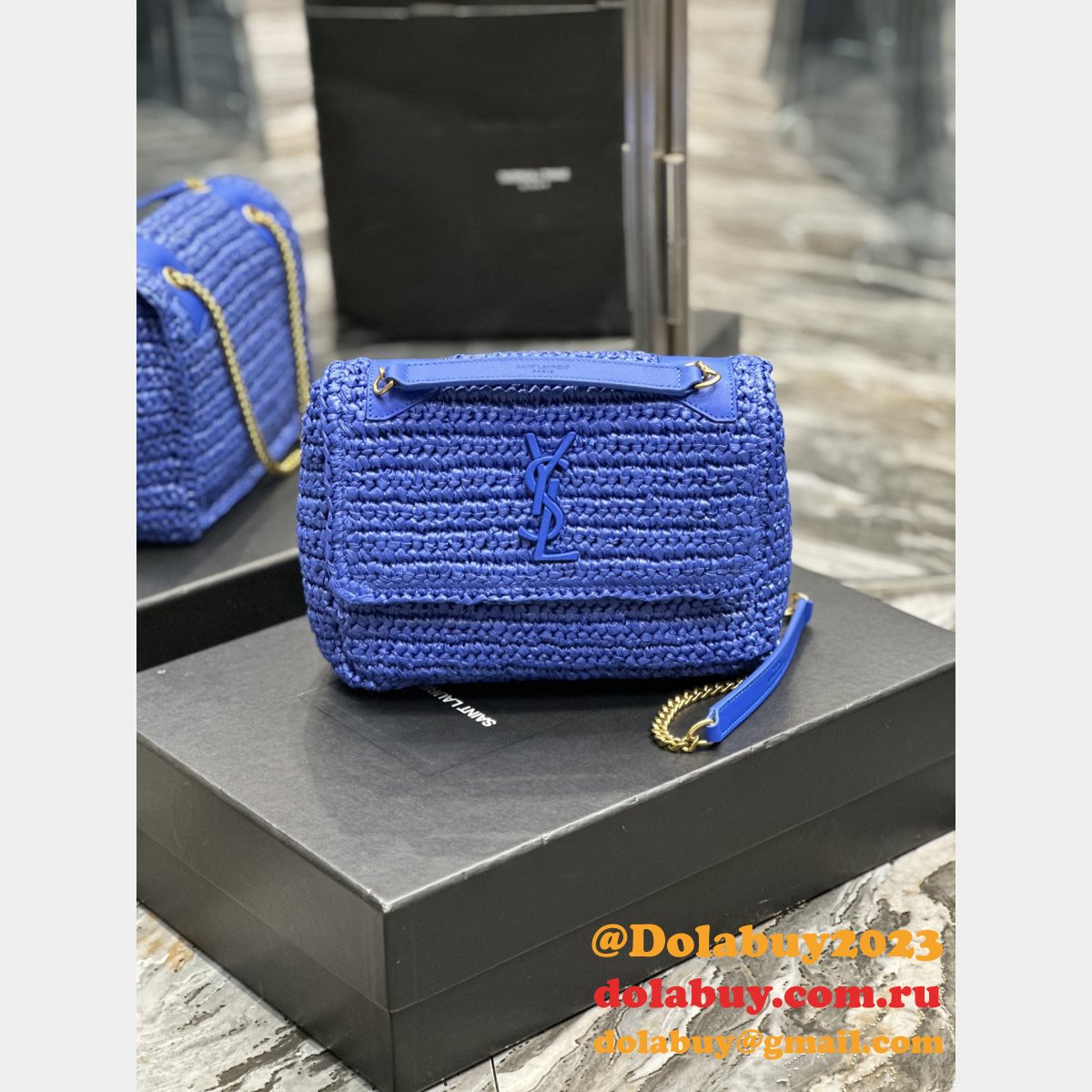 To Buy Replica Best YSL Niki 22/28cm 633151/633158 Weave Bag