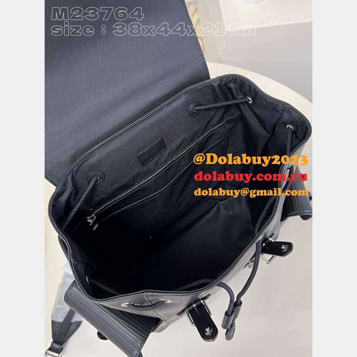 Perfect Christopher M23764 A05 Black Louis Vuitton Knockoff Bag
