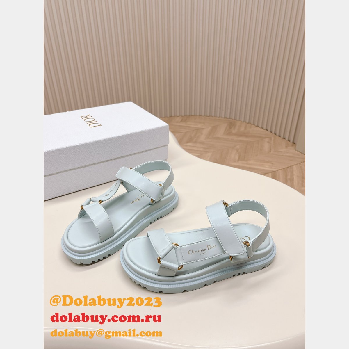 best dior 7 Star D-Wave Sandal lambskin