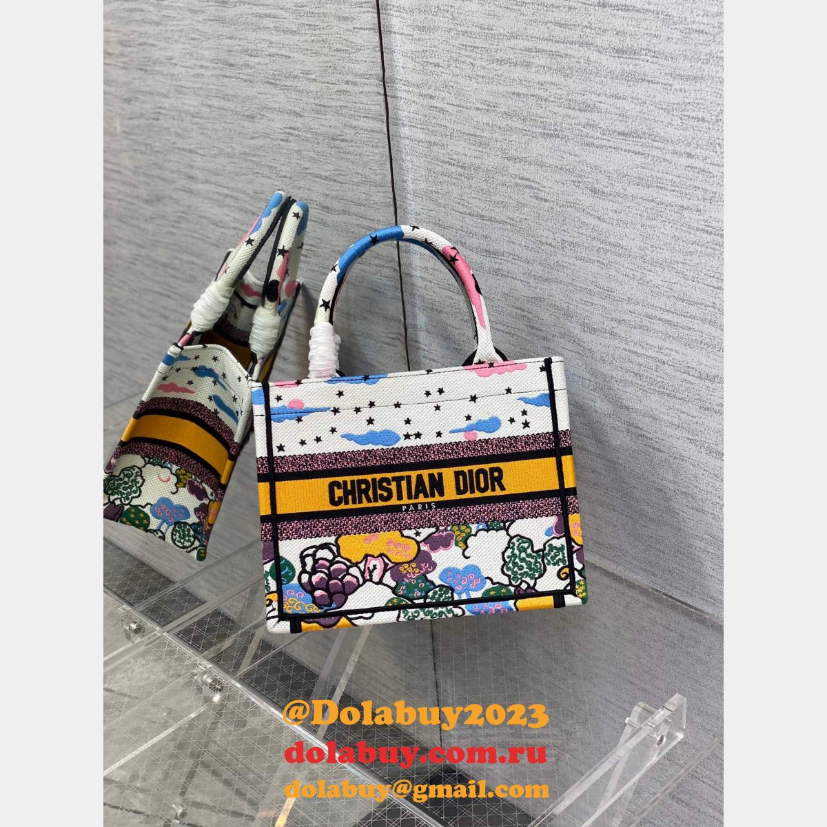 High-End Designer Christian Dior Replica CD Book Tote Bags