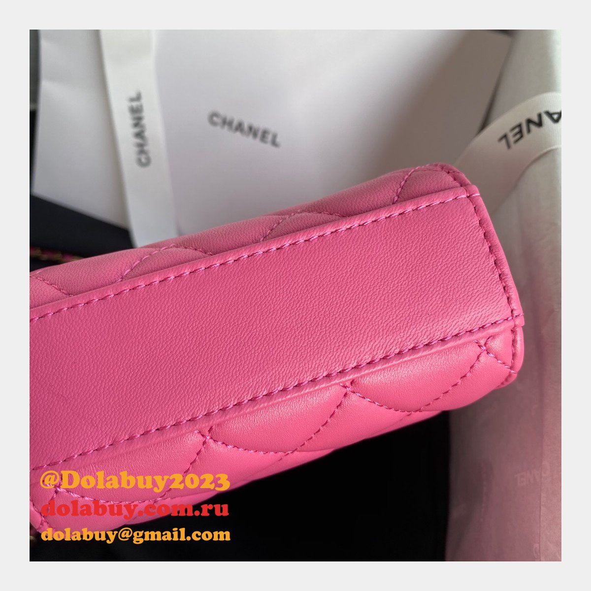 Knockoff CC Shoulder For Phone Small Leather Bag