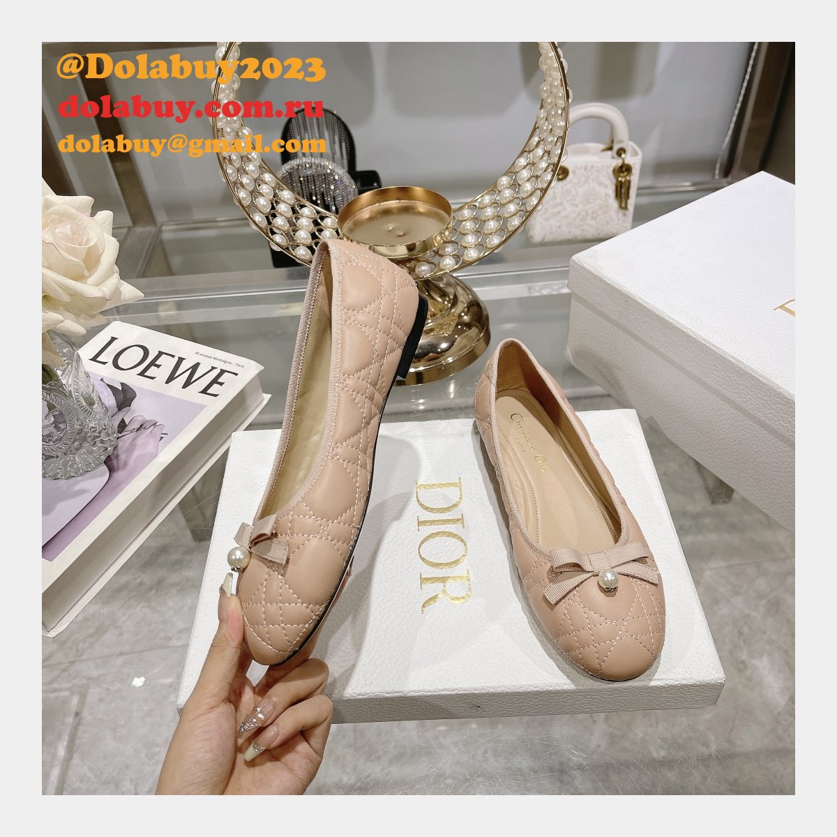 Top Quality Wholesale DIOR ballet flats
