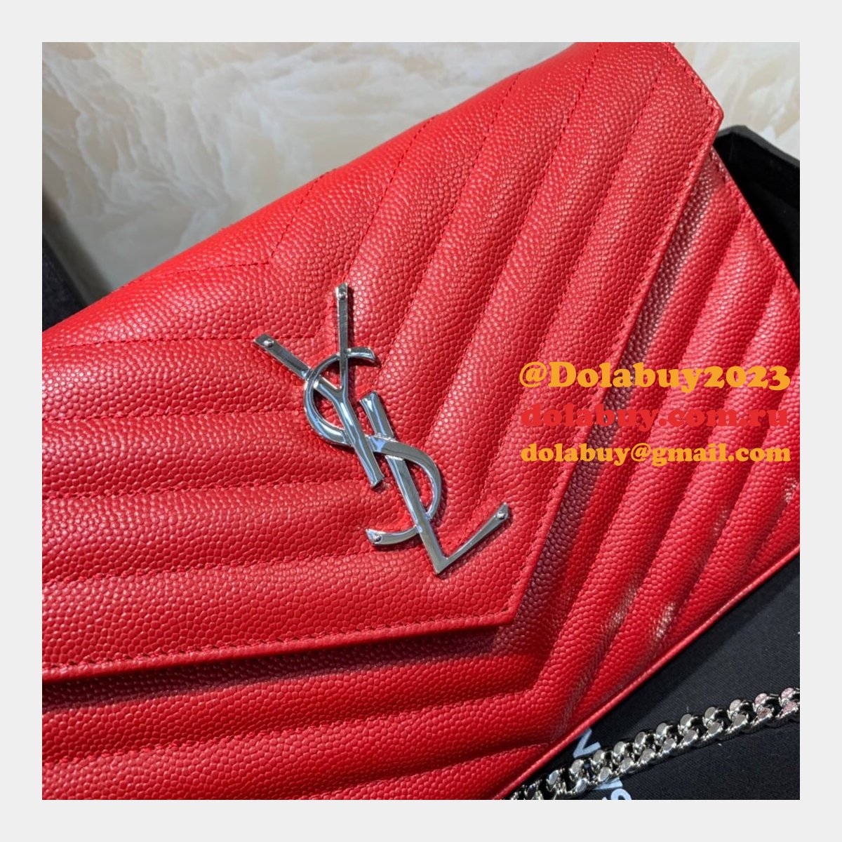 Ysl Saint Laurent niki chain shoulder bag 22cm