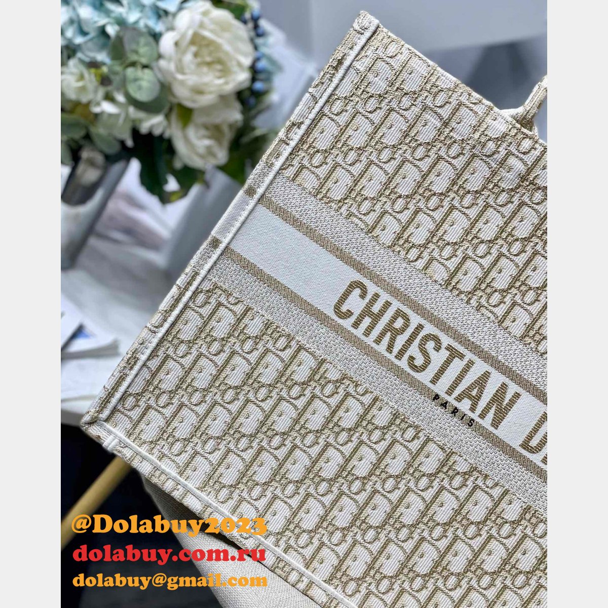 Styles & Where to Buy Dior CD Book Tote Designer Replica Handbags