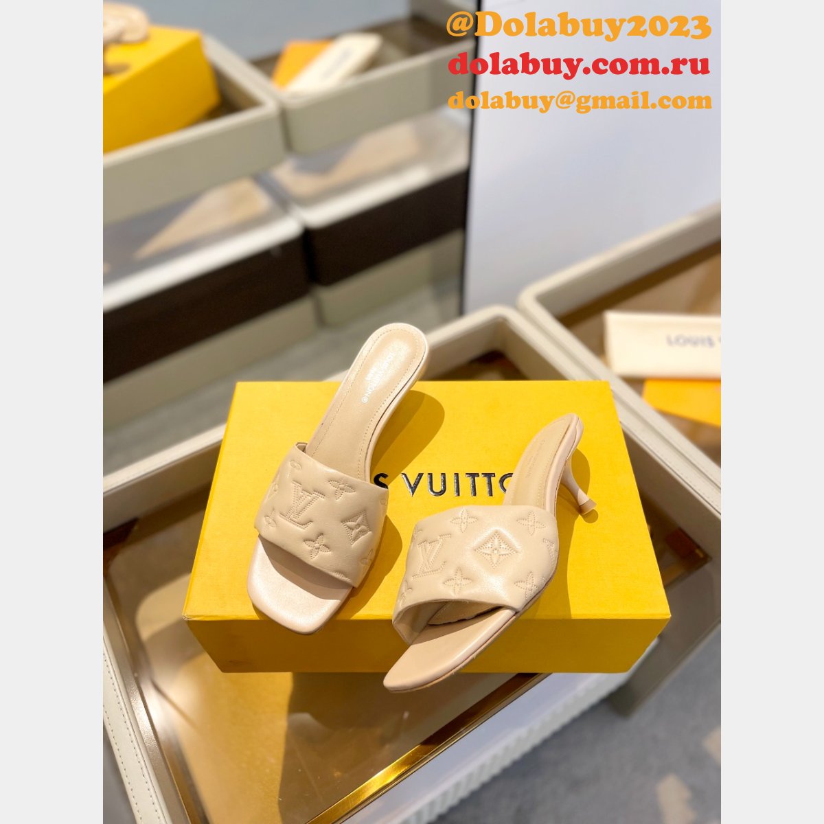 7 Star CHEAP LOUIS VUITTON Neo Revival Mule
