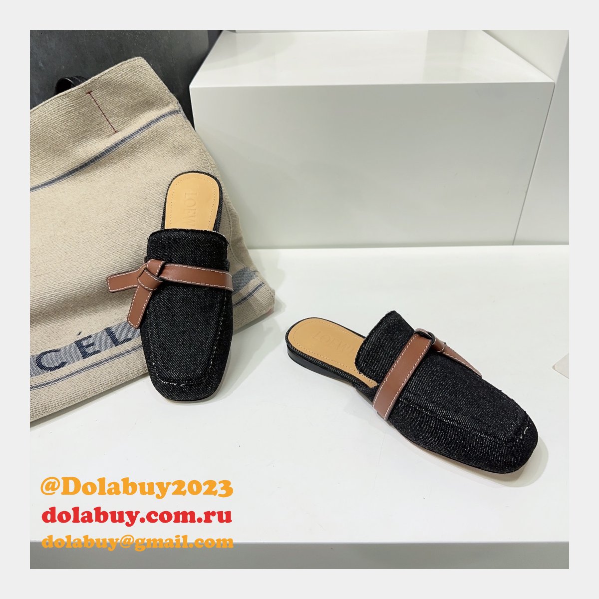 Loewe Replica Gate Mule Slippers High Quality Shoes