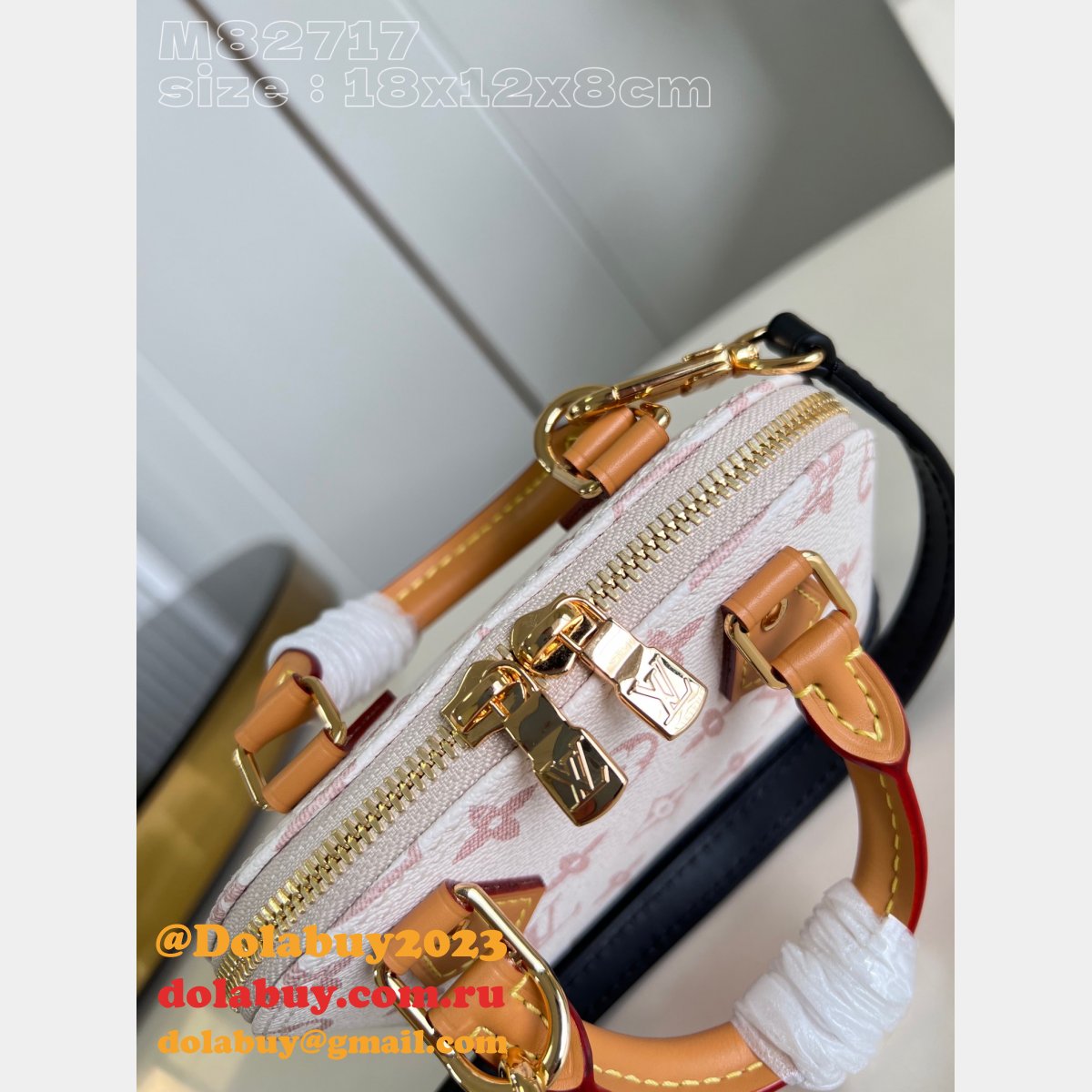 Fashion M82717 Louis Vuitton Nano Alma Monogram Canvas Fake Bag