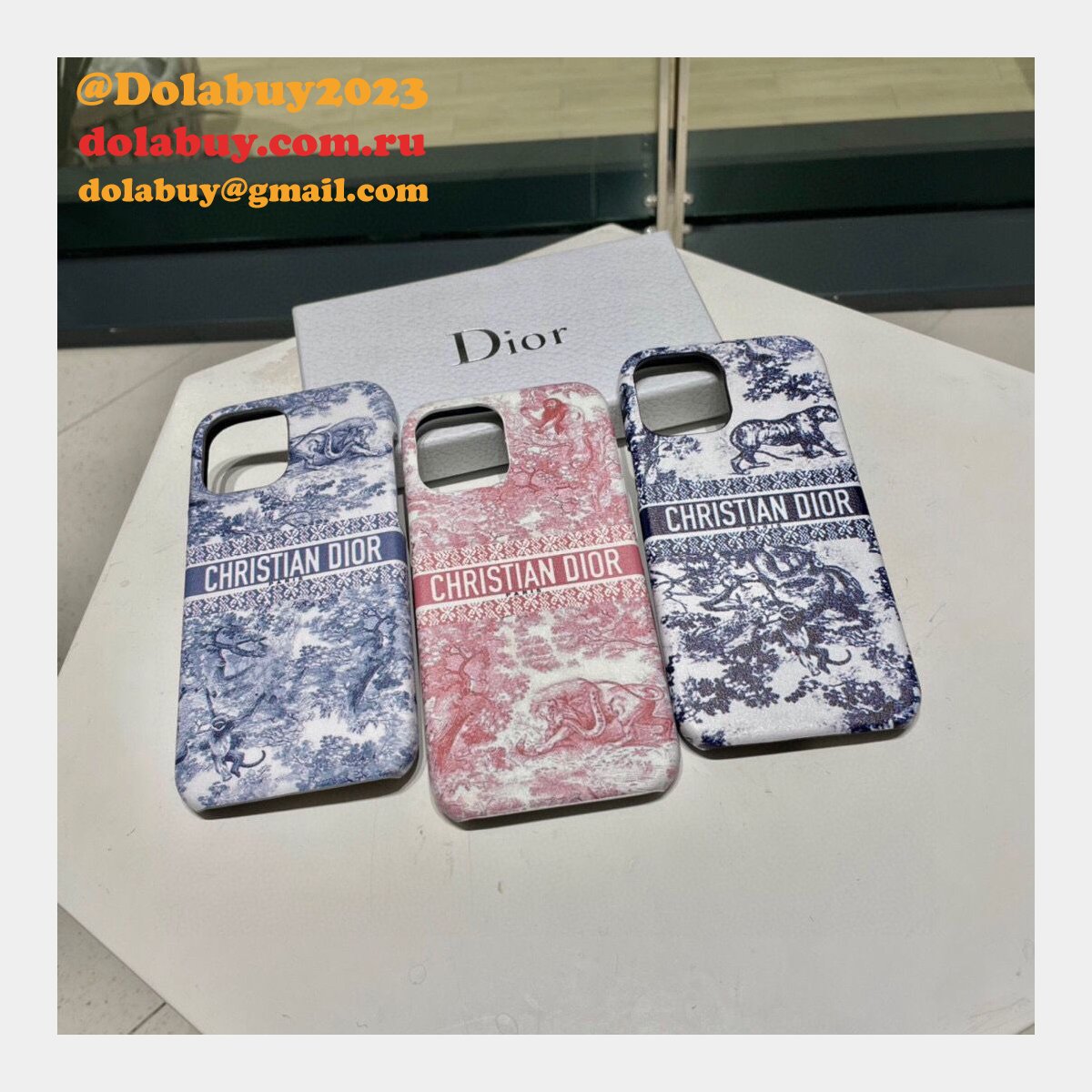 Buy Dior Christian Designer Replicas Phone-Case Knock Offs